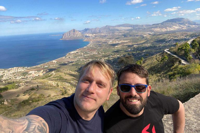 Monte Erice CR rally team