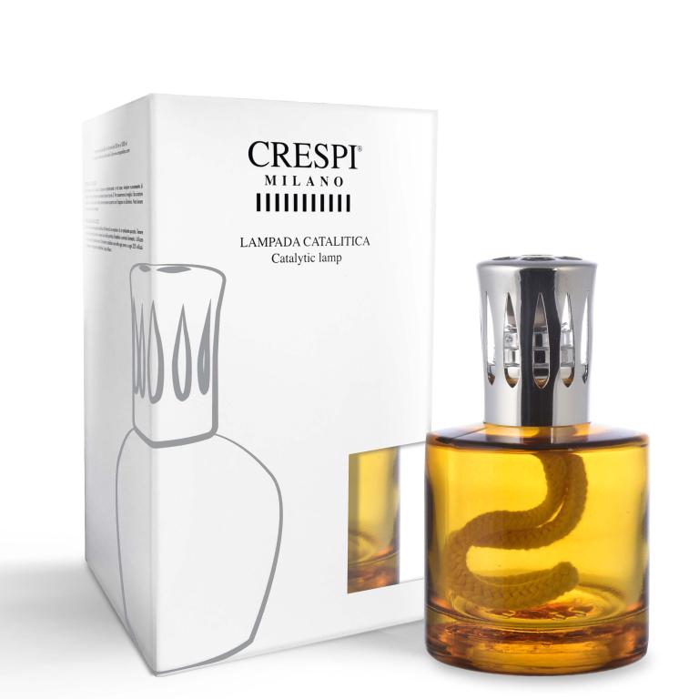 Crespi Lampada catalitica gialla cilindrica Centro Revisioni